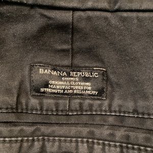 Men’s Banana Republic MASON black chinos